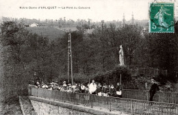 87. HAUTE-VIENNE - AIXE - ARLIQUET. Le Pont Du Calvaire. Procession à La Chapelle Vers 1914. - Aixe Sur Vienne