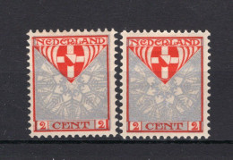 NEDERLAND 199 MH 1926 - Kinderzegels, Provinciewapens (2 Stuks) - Unused Stamps