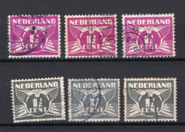 NEDERLAND 171/172 Gestempeld 1926-1935 - Vliegende Duif (3 Stuks) -2 - Usati