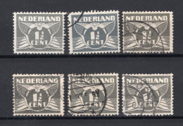 NEDERLAND 171 Gestempeld 1926-1935 - Vliegende Duif (6stuks) - Oblitérés
