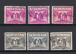 NEDERLAND 171/172 Gestempeld 1926-1935 - Vliegende Duif (3 Stuks) - Oblitérés