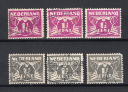 NEDERLAND 171/172 Gestempeld 1926-1935 - Vliegende Duif (3 Stuks) -1 - Used Stamps