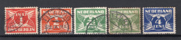 NEDERLAND 144/148 Gestempeld 1924 - Vliegende Duif - Usati