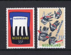 NEDERLAND 1421/1422 MNH 1989 - Nederlandse Vakbeweging - Nuovi