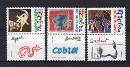 NEDERLAND 1408/1410 MNH 1988 - Moderne Kunst, Cobra Beweging - Nuevos