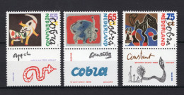 NEDERLAND 1408/1410 MNH 1988 - Moderne Kunst, Cobra Beweging -1 - Unused Stamps