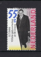 NEDERLAND 1358 MNH 1986 - 100e Geboortedag Dr. W. Drees - Nuevos