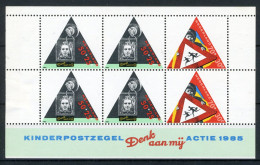 NEDERLAND 1344 MH Blok 1985 - Kinderzegels, Kind En Verkeer - Bloques