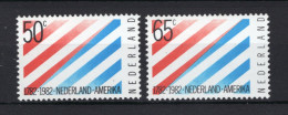 NEDERLAND 1266/1267 MNH 1982 - 200 Jaar Betrekkingen Nederland-U.S.A. -2 - Nuovi