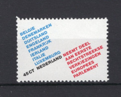 NEDERLAND 1173 MNH 1979 - Eerste Verkiezingen Europees Parlement -1 - Neufs