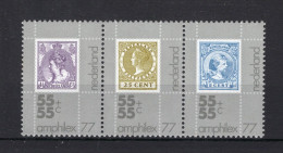 NEDERLAND 1098/1100 MNH 1976 - Amphilex '77 - Nuovi