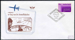 NEDERLAND 10e DAG VAN DE AEROFILATELIE 2/10/1971 -1 - Airmail
