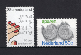 NEDERLAND 1077/1078 MNH 1975 - 150 Jaar Brailleschrift - Unused Stamps