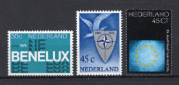 NEDERLAND 1055/1057 MNH 1974 - Gelegenheidszegels - Ongebruikt