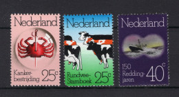 NEDERLAND 1052/1054 MNH 1974 - Gelegenheidszegels - Neufs
