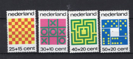 NEDERLAND 1038/1041 MNH 1973 - Kinderzegels, Tafelspelen - Ongebruikt