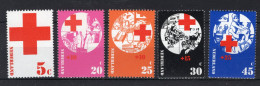 NEDERLAND 1015/1019 MNH 1972 - Rode Kruiszegels -1 - Ungebraucht