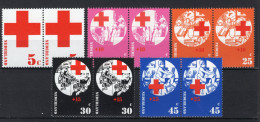 NEDERLAND 1015/1019 MNH 1972 - Rode Kruiszegels (2 Stuks) - Neufs