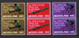NEDERLAND 1012/1014 MNH 1972 - Olympische Spelen Munchen (2 Stuks) - Ungebraucht