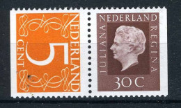 NEDERLAND C100 MNH 1975 - Combinaties Postzegelboekje PB17 - Postzegelboekjes En Roltandingzegels