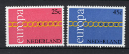 NEDERLAND 990/991 MNH 1971 - Europa-CEPT - Ongebruikt