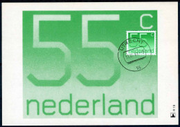 NEDERLAND BRIEFKAART 55 Cent FDC 11/06/1981 - Cartas & Documentos