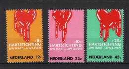 NEDERLAND 975/977 MNH 1970 - Hartstichting - Ungebraucht