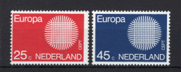 NEDERLAND 971/972 MNH 1970 - Europa-CEPT - Nuevos