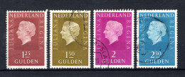 NEDERLAND 953/956 Gestempeld 1969-1972 - Koningin Juliana - Used Stamps