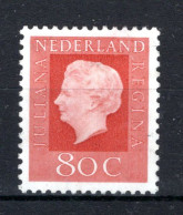 NEDERLAND 950 (*) Zonder Gom 1971-1976 - Koningin Juliana   - Neufs