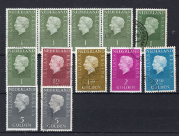 NEDERLAND 952/957 Gestempeld 1969-1972 - Koningin Juliana - Used Stamps