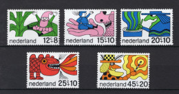 NEDERLAND 912/916 MNH 1968 - Kinderzegels, Sprookjesfiguren -2 - Neufs