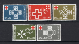 NEDERLAND 889/893 MNH 1967 - 100 Jaar Nederlandse Roode Kruis -1 - Ongebruikt