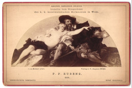 Fotografie V. Angerer, Wien, Portrait P. P. Rubens, Nach Hans Makart, Lunette Vom Stiegenhaus  - Berühmtheiten