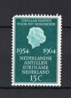 NEDERLAND 835 MNH 1964 - 10 Jaar Statuut Voor Het Koninkrijk - Ungebraucht