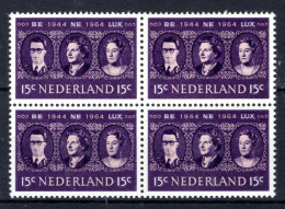 NEDERLAND 829 MNH** 1964 - 20 Jaar Benelux 4 St. - Unused Stamps