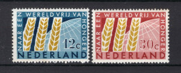 NEDERLAND 784/785 MNH 1963 - Interntionaal Anti Honger Jaar - Unused Stamps