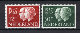 NEDERLAND 764/765 MNH 1962 - Zilveren Huwelijk Juliana En Bernard - Unused Stamps