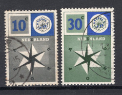 NEDERLAND 700/701 Gestempeld 1957 - Europa-zegels - Oblitérés