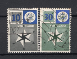 NEDERLAND 700/701 Gestempeld 1957 - Europa-zegels -1 - Usati