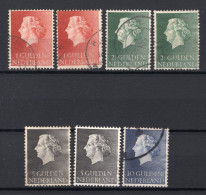 NEDERLAND 637/640 Gestempeld 1954 - Koningin Juliana -1 - Oblitérés