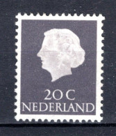 NEDERLAND 621 (*) Zonder Gom 1954 - Koningin Juliana - Neufs