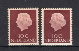 NEDERLAND 617 MH 1953-1967 - Koningin Juliana (2 Stuks) - Ungebraucht