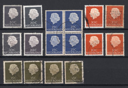 NEDERLAND 621/625 Gestempeld 1953-1967 - Koningin Juliana - Usati