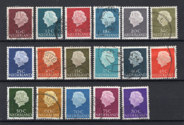 NEDERLAND 617/630-632/634 Gestempeld 1953-1967 - Koningin Juliana - Used Stamps