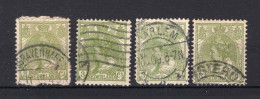 NEDERLAND 57 Gestempeld 1901 - Koningin Wilhelmina (4 Stuks) - Used Stamps