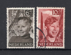 NEDERLAND 575/576 Gestempeld 1951 - Kinderzegels - Gebraucht
