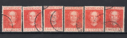NEDERLAND 534 Gestempeld 1949 - Koningin Juliana (6 Stuks) -1 - Used Stamps