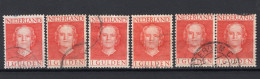 NEDERLAND 534 Gestempeld 1949 - Koningin Juliana (6 Stuks) - Usati
