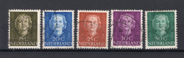 NEDERLAND 523/526-531 Gestempeld 1949-1951 - Koningin Juliana - Usati